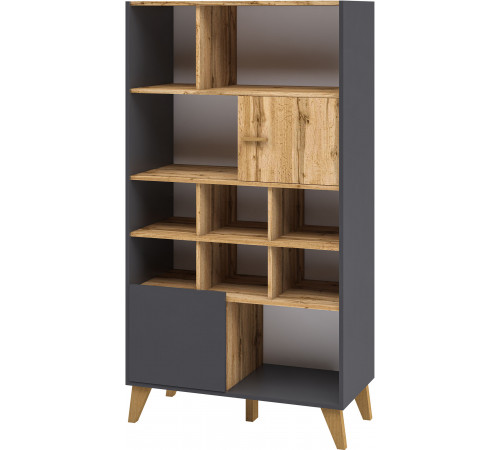 Шкаф комбинированный Сканди МН-036-11(графит)