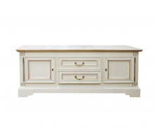 Тумба Полонез ММ-174-16 (белая эмаль с патиной)