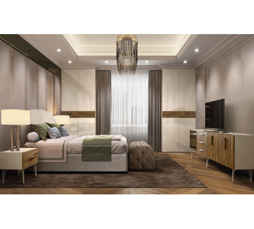 Комод для гостиной Богемия Вуд (Bogemia Wood) БМКМ-5(Wo)[5]